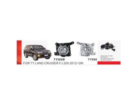 Фары доп.модель Toyota LC FJ200 2012-15/RAV-4 2013-15/TY-568/H16-12V19W/эл.проводка (TY-568 Chrome) - Toyota