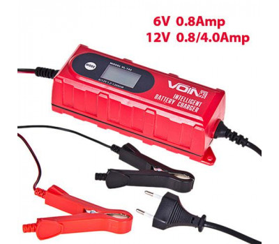 Зарядное устр-во  VOIN VL-144 6&12V/0.8-4.0A/3-120AHR/LCD/Импульсное (VL-144)