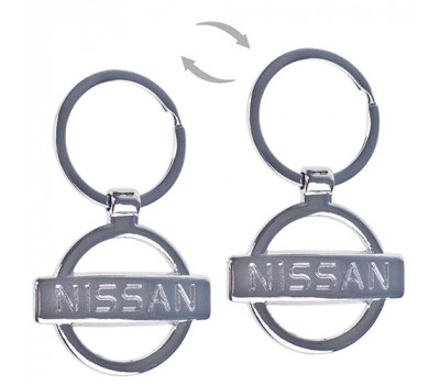 Брелок металевий дешевий NISSAN (CN) (Метал деш. NS)