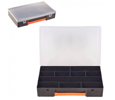 Ящик для металовиробів пласт. 304х206х50 мм. 11 осередок (31724)