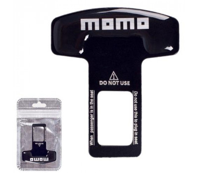 Заглушка ремня безопасности алюминиевая MOMO  (1шт) ((200))