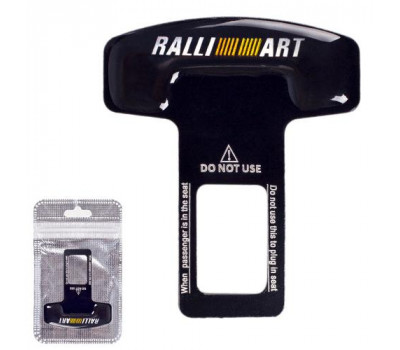 Заглушка ремня безопасности алюминиевая Rally ART  (1шт) ((200))