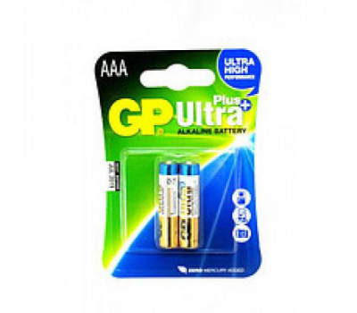 Батарейка GP ULTRA PLUS ALKALINE 1.5V 24AUP-U2 лужна, LR03 AUP, AAA (4891199100307)