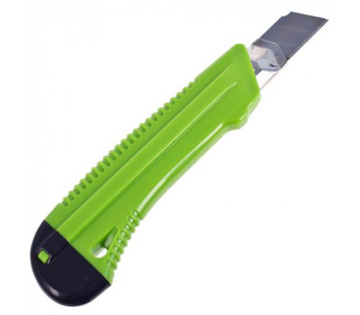 Alloid. Нож пластиковый усиленный с выдвижным сегментом. лезвием 18мм (НП-1838)