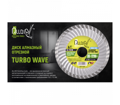 Alloid. Диск алмазний відрізний Turbo Wave 230 мм (DS-7230TW)