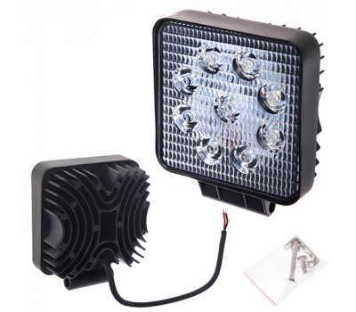 Фара рабочего света LML-K0727D FLOOD (9led*2w) 105mm*105mm (K0727D F)