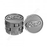 Заглушка колісного диска Ford 60x55 сірий ABS пластик (4шт.) 50019 (50019)