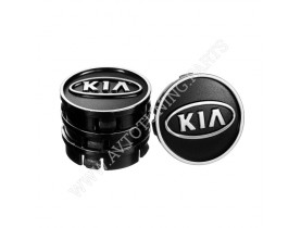 Заглушка колісного диска KIA 60x55 чорний ABS пластик (4шт.) 50027 (50027) / Заглушки колісних дисків