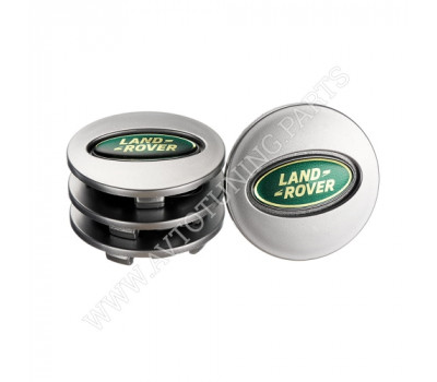Заглушка колісного диска Land Rover 63x48 сірий ABS пластик (4шт.) (50021)