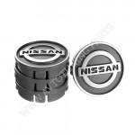 Заглушка колісного диска Nissan 60x55 сірий ABS пластик (4шт.) (50017)