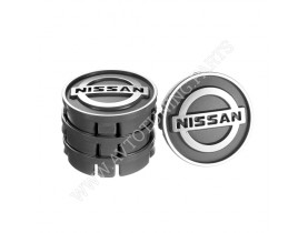Заглушка колесного диска Nissan 60x55 серый ABS пластик (4шт.) (50017) - Колпаки