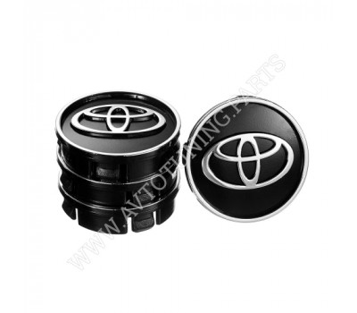 Заглушка колісного диска Toyota 60x55 чорний ABS пластик (4шт.) 50010 (50010)