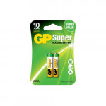 Батарейка GP SUPER ALKALINE 1.5V 24A-U2 лужна, LR03, AAA (4891199000041)