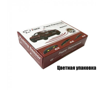 Парктроник TIGER PS-43/LED/4 датчика D=18mm/коннектор/silver/silver (PS-43)