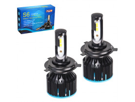 Лампы PULSO S6/LED/H4-H/L/Flip Chip/12-24V/33W/3600Lm/6000K (S6-H4) - Лампы LED