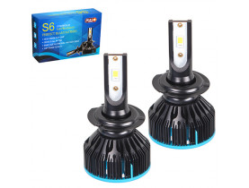 Лампи PULSO S6/LED/H7/Flip Chip/12-24V/33W/3600Lm/6000K (S6-H7) / Лампи головного світла