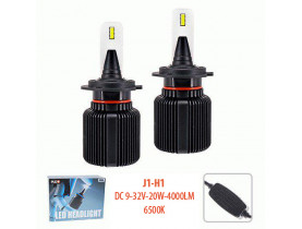 Лампи PULSO J1/H1/LED-chips CSP/9-32v2*20w/4000Lm/6500K (J1-H1) / Лампи LED