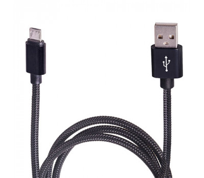 Кабель USB - Micro USB (Black) ((400) Bk)