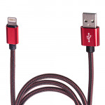 Кабель USB - Apple (Red) ((100) Rd)