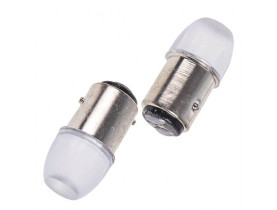 Лампа диодная S25 1157 ceramic W 2 контакта  10204 (1157 ceramic W) - Лампы LED