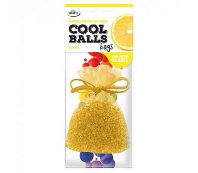 Ароматизатор на зеркало мешочек Tasotti/серия "Cool Balls Bags" - Lemon (115492)