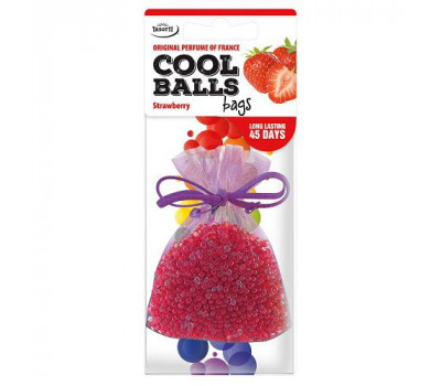 Ароматизатор на дзеркало мішечок Tasotti/серія "Cool Balls Bags" - Strawberry (115461)