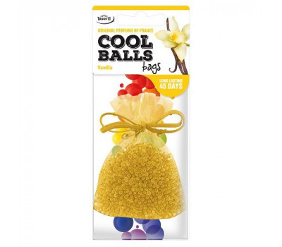 Ароматизатор на дзеркало мішечок Tasotti/серія "Cool Balls Bags" - Vanilla ((24/240))