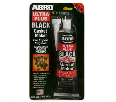 Герметик прокладки ABRO (412-AB/999) (85гр) черный (412-AB)