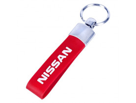 Брелок с резиновым ремешком NISSAN красный. (резин. рем. NS) - Брелоки с резиновым ремешком