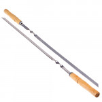 Шампур SS с деревянной ручкой 600х10х2мм УК-Ш60Д (МРН014319)
