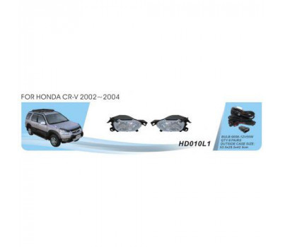 Фары дополнительной модели Honda CR-V/2002-04/HD-010L1&L2/9006-12V55W/эл.проводка (HD-010L1&L2)