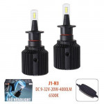 Лампи PULSO J1/H3/LED-chips CSP/9-32v2*20w/4000Lm/6500K (J1-H3)