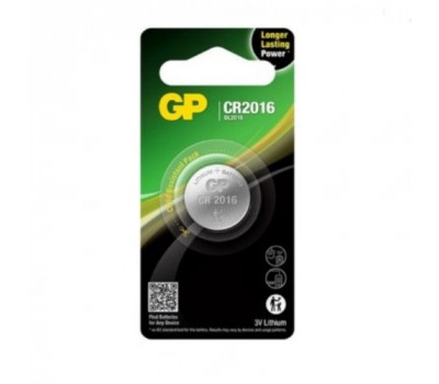 Батарейка GP дисковая Lithium Button Cell 3.0V CR2016-U1 литиевые (CR2016)