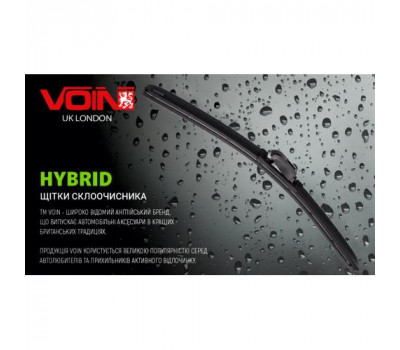 Щетки стеклоочистителя гибридные VOIN 14"-350мм (TPX6M-14") HIBRID (VH-14350)