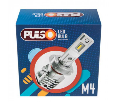 Лампи PULSO M4-H4-H/L/LED-chips CREE/9-32v/2x25w/4500Lm/6000K (M4-H4)