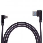 Кабель USB - Apple (Black)  90° ((100) Bk 90°)