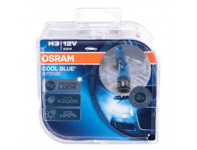 Автолампа OSRAM Cool Blue Intense +20% H3 12V 55W PK22s (64151CBI-HCB BOX) - Лампы галогенные