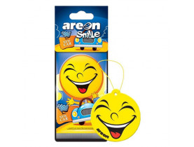 Освежитель воздуха AREON сухой лист Smile Dry New Car (ASD21) - Освежители  AREON