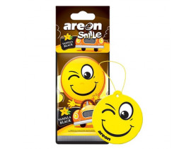 Освежитель воздуха AREON сухой лист Smile Dry Vanilla Black (ASD22) - Освежители  AREON