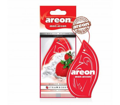 Освежитель воздуха AREON сухой лист "Mon" Strawberry/Клубника (MA40)