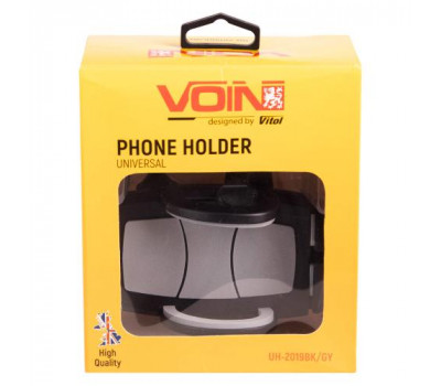 Держатель мобильного телефона VOIN UH-2019BK/GY (47-95мм) на гибкой ножке (UH-2019BK/GY)