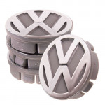 Заглушка колесного диска VW 60x55 серый ABS пластик (4шт.) 53989 (53989)