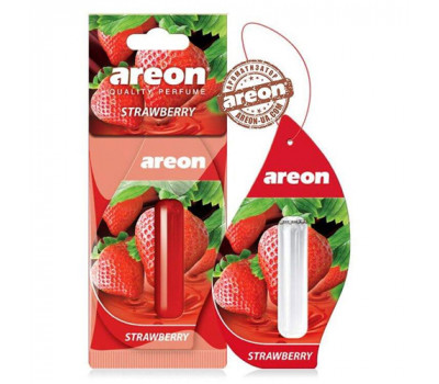 Освіжувач повітря рідкий лист AREON "LIQUID" Strawberry 5ml (LR17)