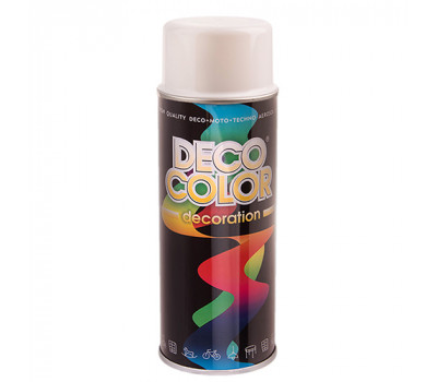 Deco Color Фарба аероз. 400ml Decoration/білий глянець (RAL9010/36791)