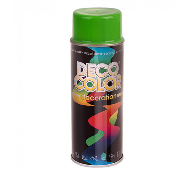 Deco Color Фарба аероз. 400ml Decoration/світло-зелений (RAL6018/65912)