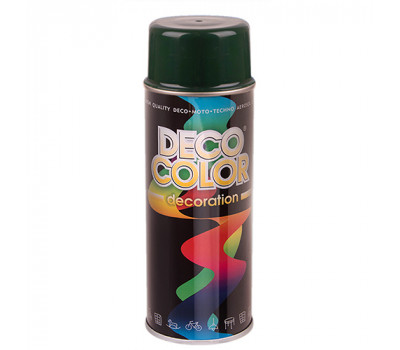 Deco Color Фарба аероз. 400ml Decoration / темно-зелений (RAL6005/65943)