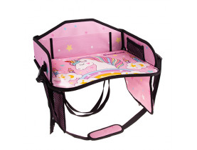 Детский поднос на автокресло (розовый) (TMZ-184 PN) - Аксессуары для салона