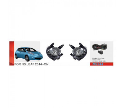 Фары дополнительной модели Nissan Leaf 2012-17/NS-344/H11-12V55W/эл.проводка (NS-344)