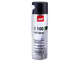 APP Антигравий аерозоль, U100 UBS, черный, 500ml с шлангом (050090) / APP
