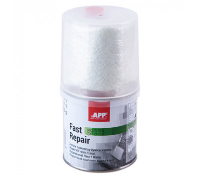 APP Набор для ремонта поверхностей APP Fast Repair с отв. 0,25kg (+стекловол. 0,36м2) (010702)